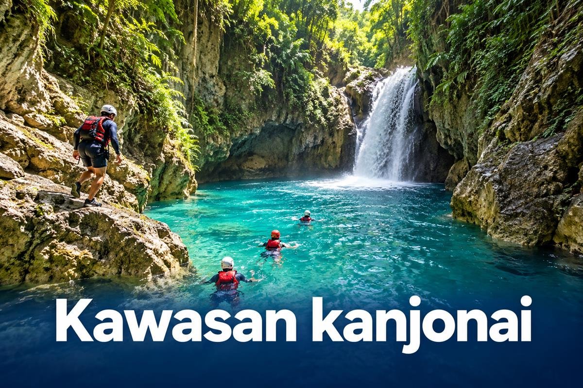 Kawasan kanjonai — iliustracija